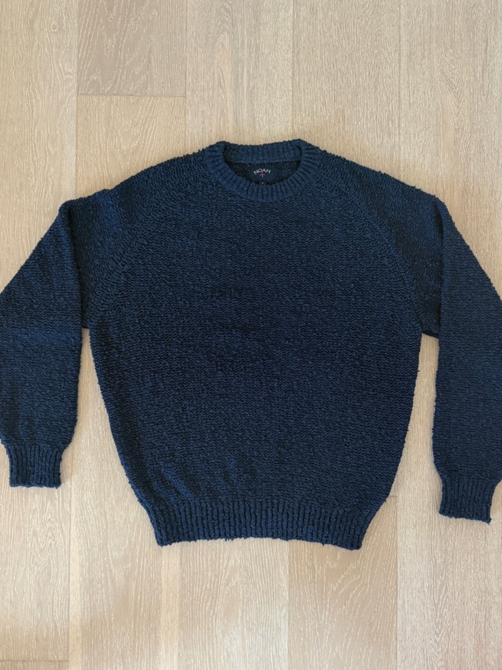 Noah - Boucle Sweater - Blue - Size L